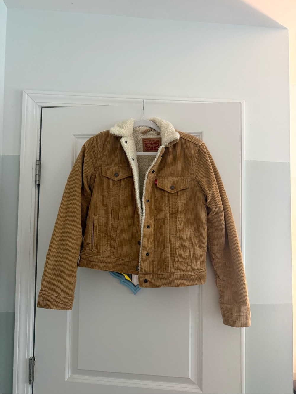 Levi's Original Sherpa Trucker Jacket - Mustard Corduroy